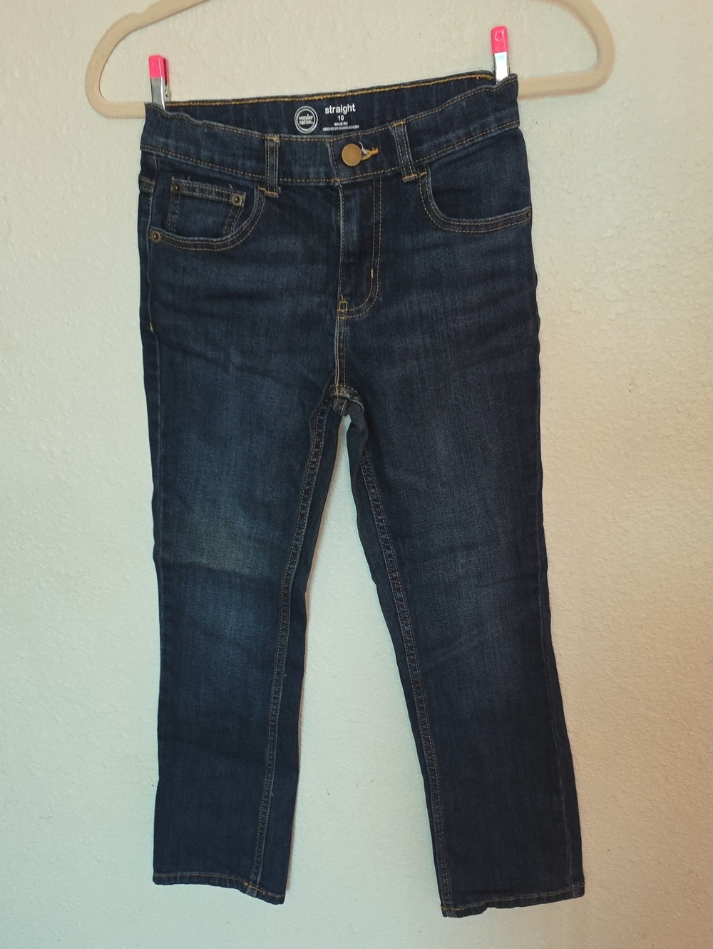 wonder nation Dark Blue Straight Leg Women's Jeans
